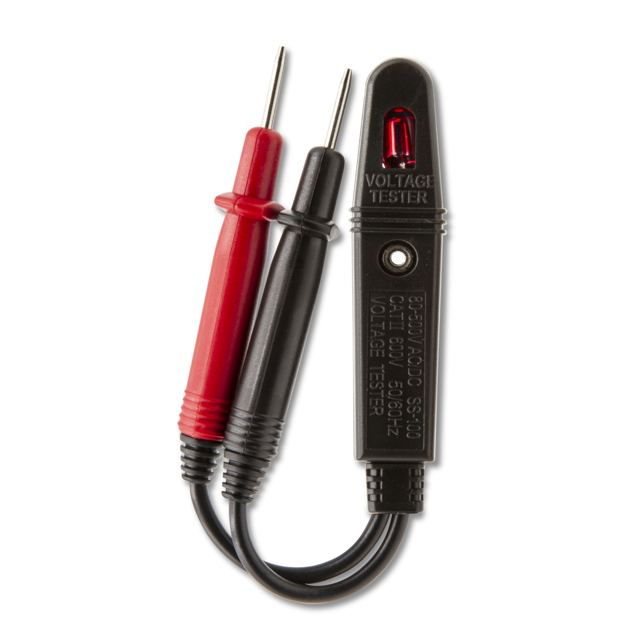 Triplett Neon AC/DC Voltage Indicator — 80â€“500V, Double-Insulated, Cat II-600V, Model# ET050